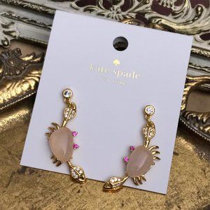 Kate Spade Sea Star Crab Earrings (NWT)